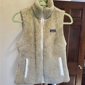 Patagonia Beige Fleece Vest